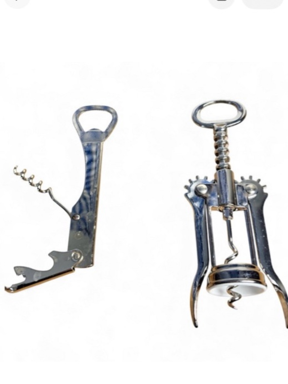 Stainless Steel Corkscrew Bottle Opener Set